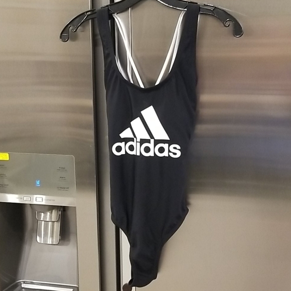 💕ADIDAS💕 Graphic Crisscross One-Piece Swimsuit - Picture 9 of 13